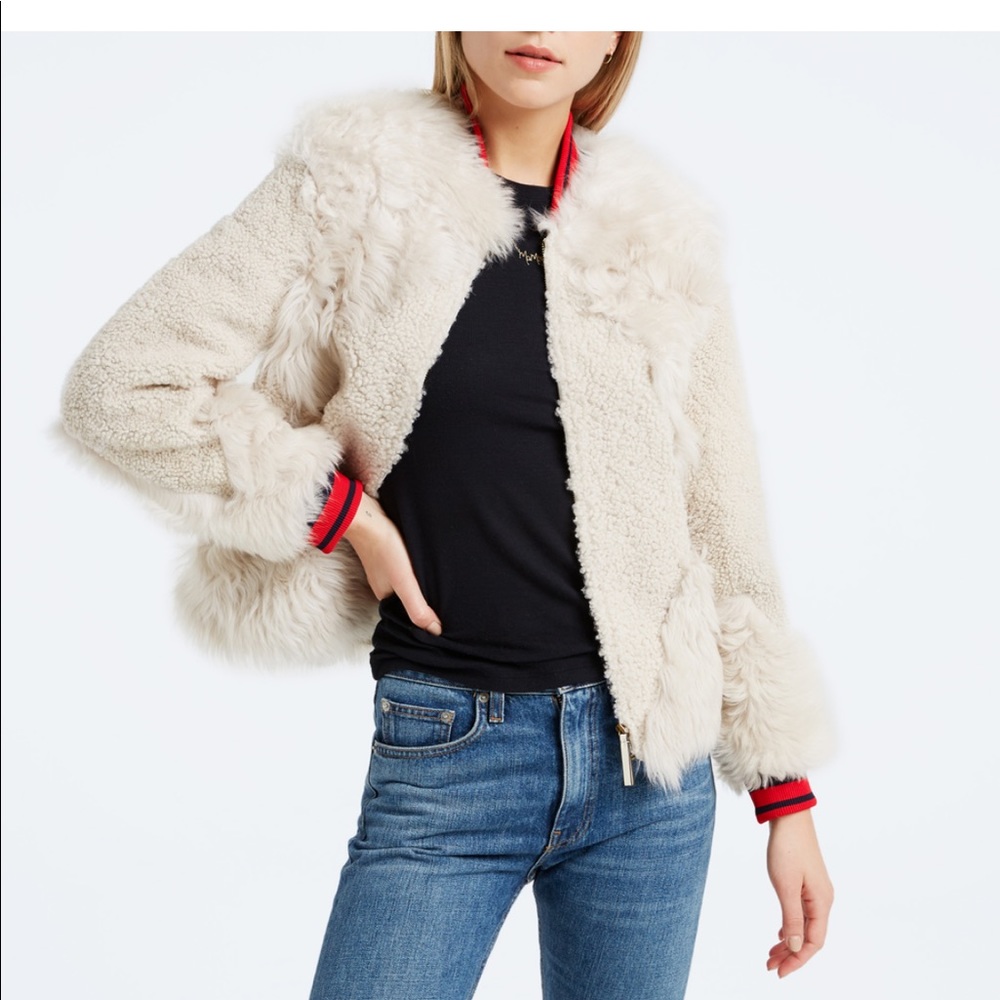 Tory Burch
Bristol Fur Bomber Jacket -